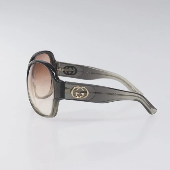 GUCCI Sunglasses plastic Brown Auth yk18726 - Picture 4 of 10